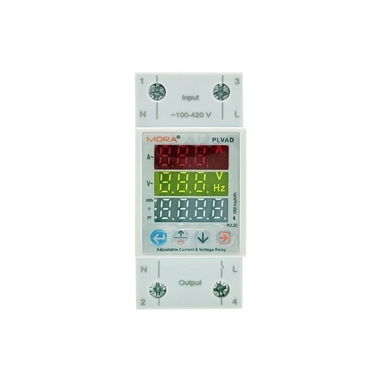 2P Digital Voltage Protector Type C kolminkertaisella näytöllä